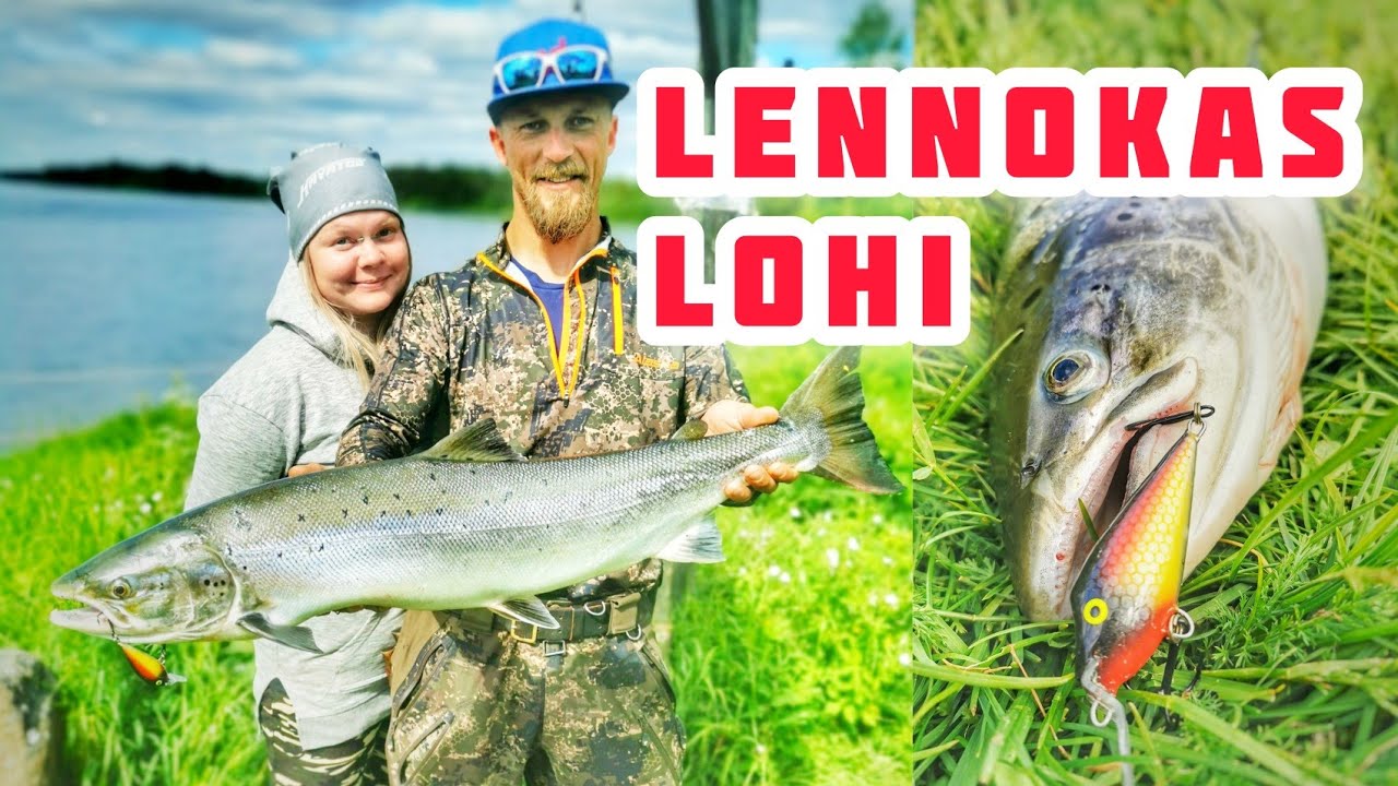 Lohensoutua Muonionjoella 2021- hyppivän lohen väsyttelyä!