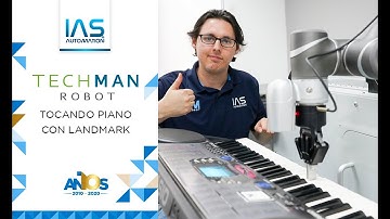 TECHMAN ROBOT tocando piano con landmark