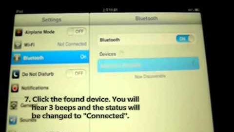 Bluetooth Scanner (AS-8020CL & AS-8520)-How connect with Apple iOS devices (iPod, iPhone, iPad)