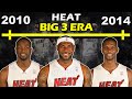 Timeline of the MIAMI HEAT&#39;S BIG 3 ERA | Rise and Fall | The Heatles