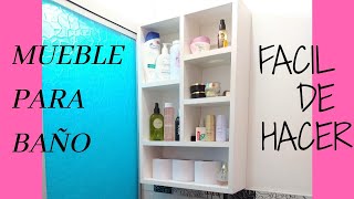 Cómo hacer un mueble para baño, fácil y sencillo