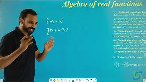 Plus One Maths | Algebra of Real Functions | Mr. Shahas