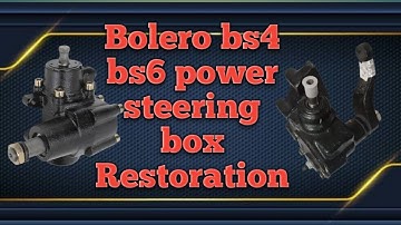 BOLERO Bs4 & Bs6 type power steering box Restoration 🔧