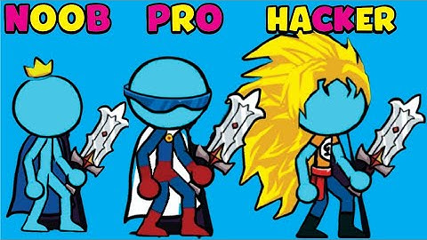 NOOB vs PRO vs HACKER in Stick Clash