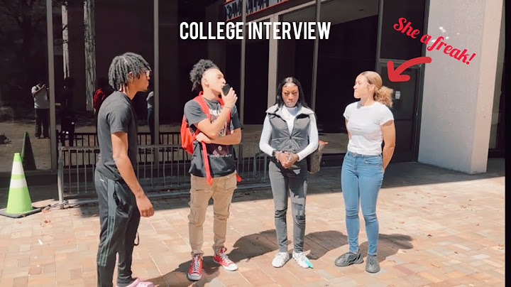 COLLEGE PUBLIC INTERVIEW (Her Boyfriend Wasn’t Having it)