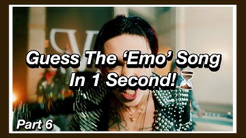 Can You Guess The Song From One Second? - EMO Edition - Part 6!💀
