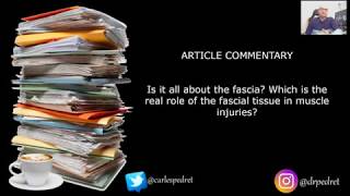 Commentary - Is It All About The Fascia?