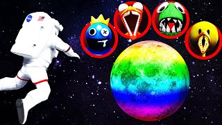 Visiting RAINBOW FRIENDS PLANET In GTA 5