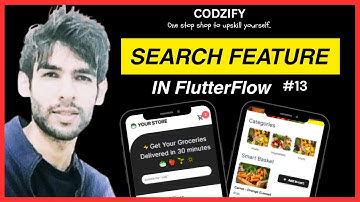 Implementing Search Feature in the FlutterFlow App | Grocery Delivery App using FlutterFlow 🚀🔥