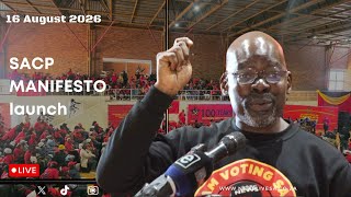 SACP GS Solly Mapaila officially lunches the party's Manifesto