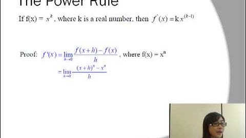Lecture 2.2. The Derivative of Polynomials and Constants