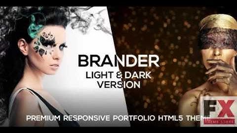 Preview Brander - Premium Responsive Portfolio HTML5 Theme T