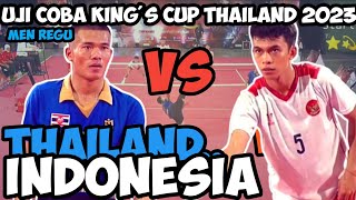 Uji Coba Sebelum KING'S CUP Thailand 2023🔰Men Regu Sepak Takraw🔰Indonesia vs Thailand‼️