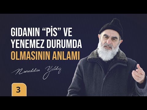 Gıdanın “Pis” Ve Yenemez Durumda Olmasının Anlamı | GIDA FIKHI-3 | Nureddin Yıldız