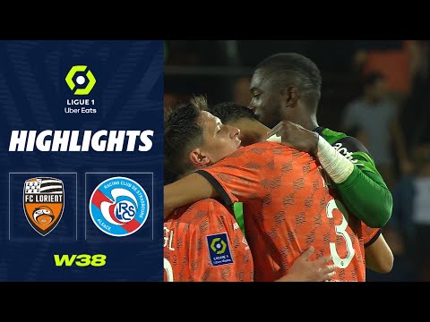 FC LORIENT - RC STRASBOURG ALSACE (2 - 1) - Highlights - (FCL - RCSA) / 2022-2023