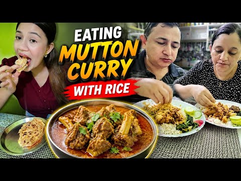  Khasi Ko jhol Bhat Khanu Ko Majja 😋 @StutiEntertainment @MeroNepaliKitchen 