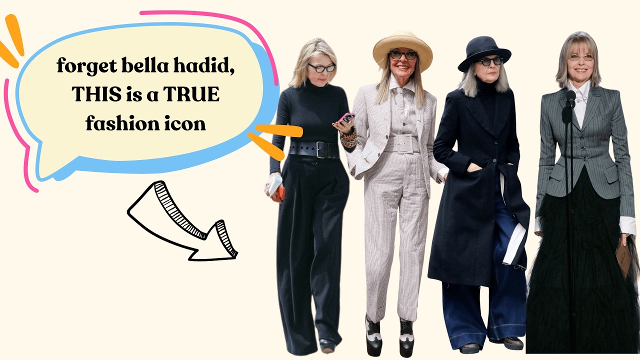 Diane Keaton Case study: How to create a timeless style uniform/formula in 5 easy steps  ✨