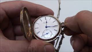 How To Set The Time On A Vintage Lever Set Pocket Watch