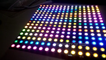 LED Tshirt WS2812B Bluetooth Control 256 Led Matrix