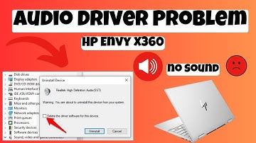 How to Fix Audio problem Hp Envy X360 || Audio Drivers Not Working