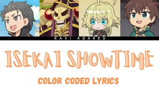 Isekai Quartet Opening 2 「Isekai Showtime」 Color Coded Lyrics