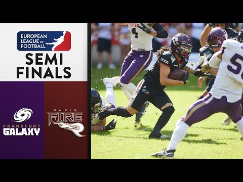 Frankfurt Galaxy @ Rhein Fire - Highlights | Semi Finals | Season 2023