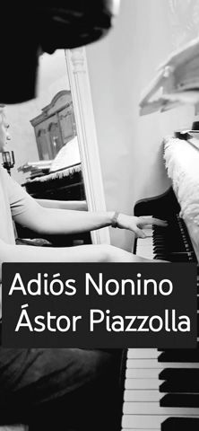 Adiós Nonino #piano #astorpiazzolla #short