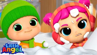 summer vs winter challenge fun sing along songs atlittleangel