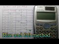 Rise and fall method in simple way  jtt engineering