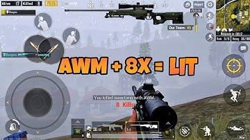Going for all drops .Awm with 8x scope is unstoppable in Fog war mode . Knocks over knocks.