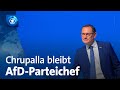 Chrupalla wiedergewählt als Teil einer AfD-Doppelspitze