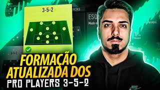 FIFA 22 - NOVA FORMAÇÃO FAVORITA DOS PRO PLAYERS  3-5-2 SÓLIDA DEFENSIVAMENTE E BOA PARA ATACAR!!!