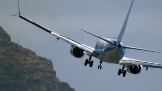 EXTREME landings at Madeira CROSSWIND | DANGEROUS Landings at Madeira