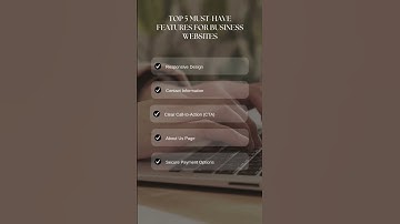 Top 5 Must-Have Features for Business Websites #shorts  - AATISH