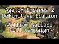 AoE 2 DE: Full William Wallace Campaign gameplay &amp; story