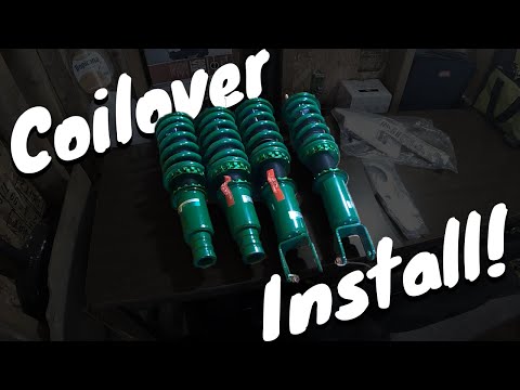 Installing Tein Flex Z Coilovers | Novice Track Civic EG #12