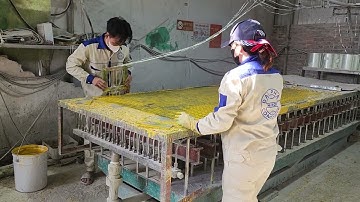 Quy trình sản xuất tấm sàn grating frp