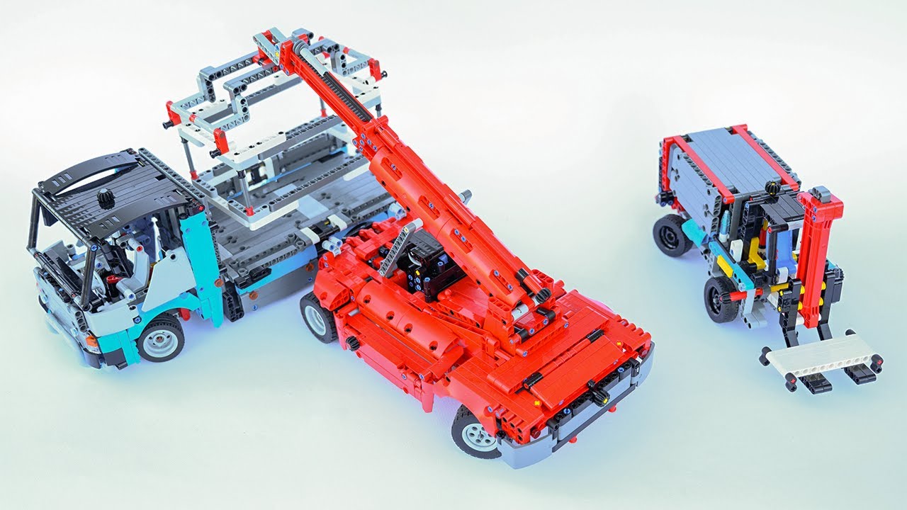 LEGO Technic LOGISTICS VEHICLES - 42098 C model - with instructions -  YouTube