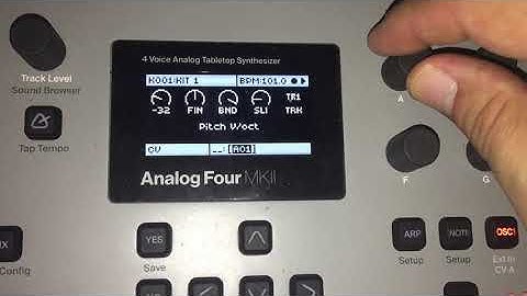 Controlling Modular from Elektron Analog 4 MK2