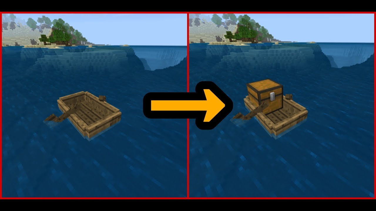 Minecraft Boat With Chest