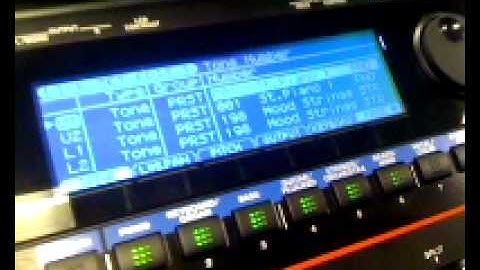 Initializing a Live set on the Roland Juno-Gi.