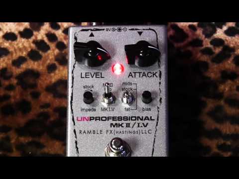 Ramble FX UNProfessional MK II / I.V Twin Bender Fuzz pedal of Love