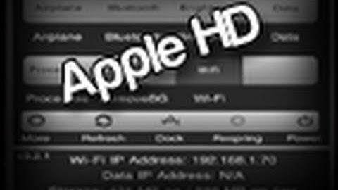 How To Get "Apple HD SBSettings" For Your iPhone/iPod Touch/iPad! **BEST SBSETTINGS THEME!!**