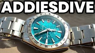 ADDIESDIVE AD2548 IN-DEPTH REVIEW! Swiss Quartz GMT Under $100!