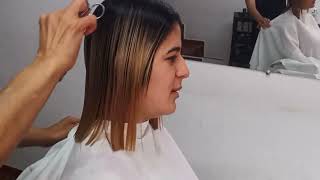 corte Chanel, corte chanel com franja