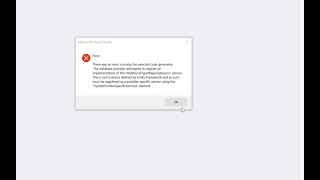 Fix: IRelationalTypeMappingSource service this is not a service defined by EF