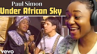 Paul Simon  Under African sky reaction