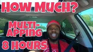 How Much Money Did I Make Multi-Apping For 8 Hours?🤔🤑 Spark, InstaCart, DoorDash Ride-Along