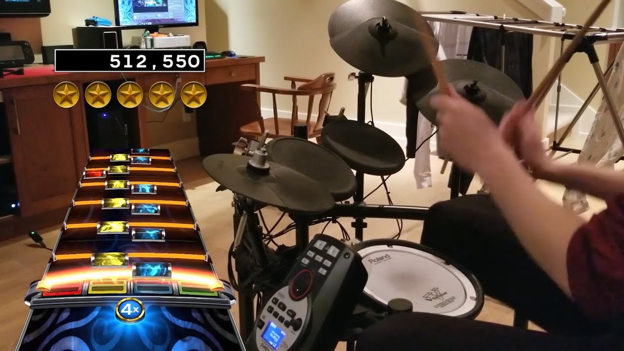 Powerslave by Iron Maiden | Rock Band 4 Pro Drums 100% FC