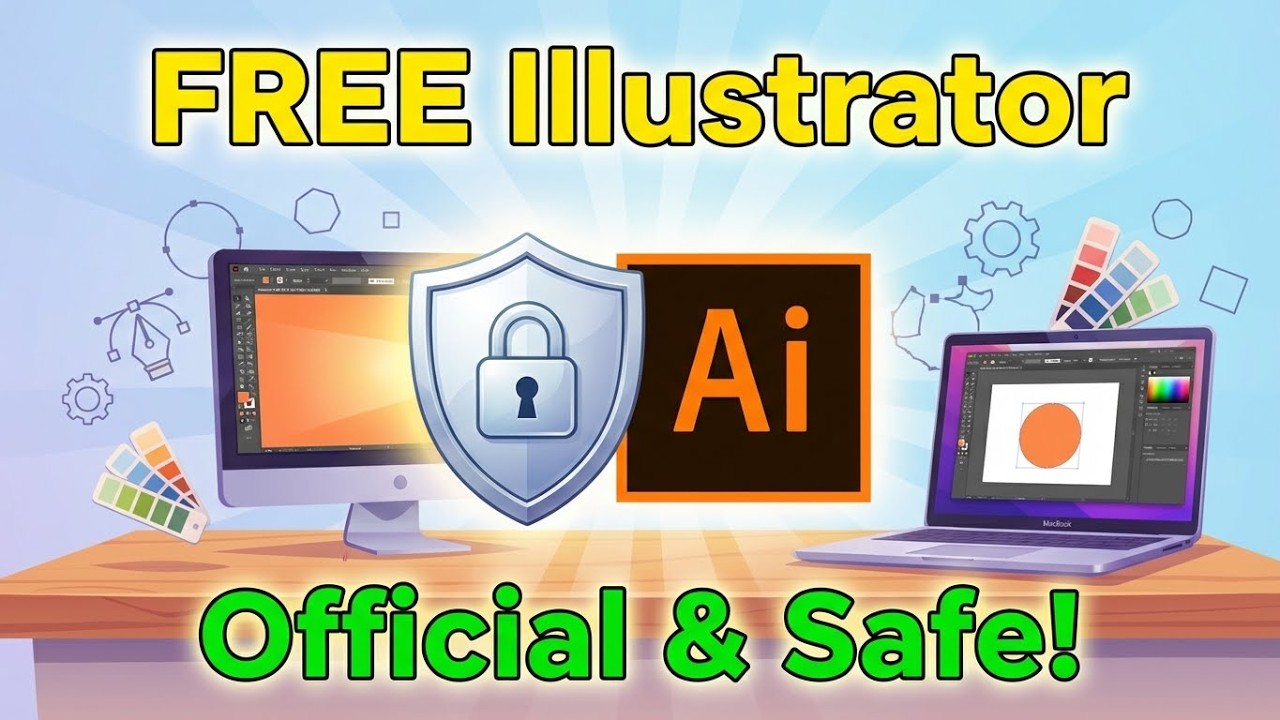 macbook 12 Adobe Illustrator YouTuber ソフト How To Download Adobe Illustrator For Free for PC & MAC (Official